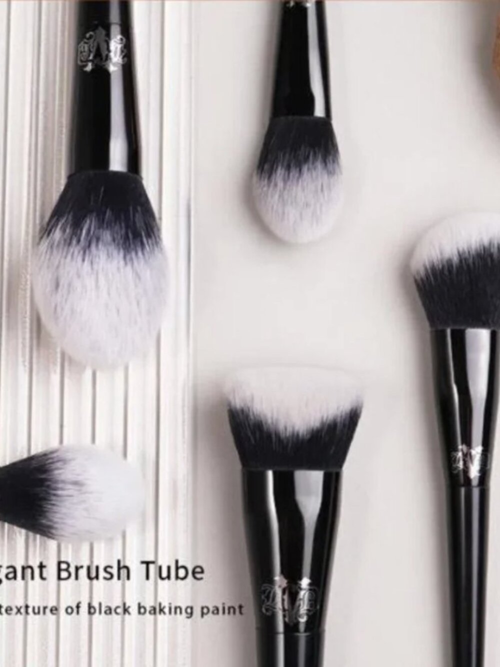 Kat Von D  Makeup Brush Set & Kit Foundation Blush Highlight Concealer NWT - Picture 4 of 6